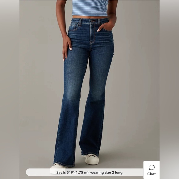 American Eagle Outfitters Denim - AE NWT Next Level Super High-Waisted Flare Jean - Size 18 American Eagle